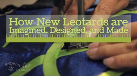 Title How New Leotards are Imagined, Designed, and Made - with hands sewing a new leotard