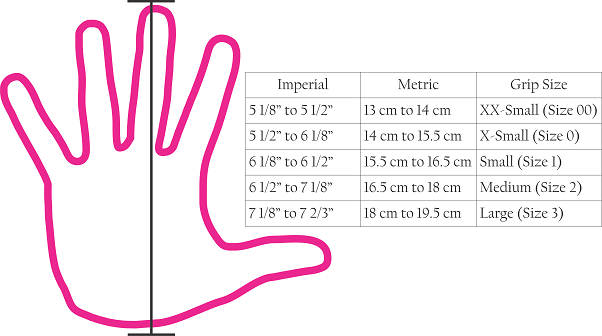 Tiger Paws Gymnastics Sizing Chart